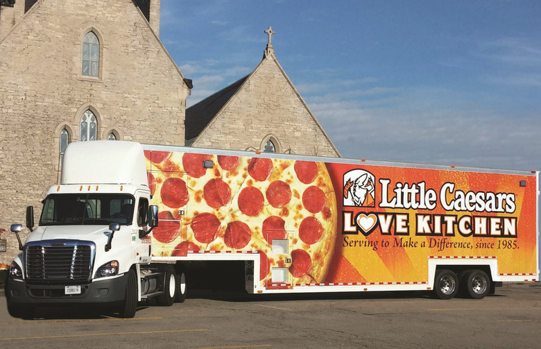 There's a Little Caesars Food Truck that Feeds the Hungry for Free 