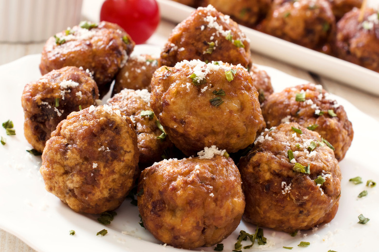 Healthy Chicken Meatballs 