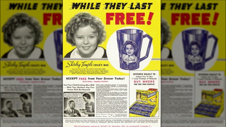 Shirley Temple Bisquick ad