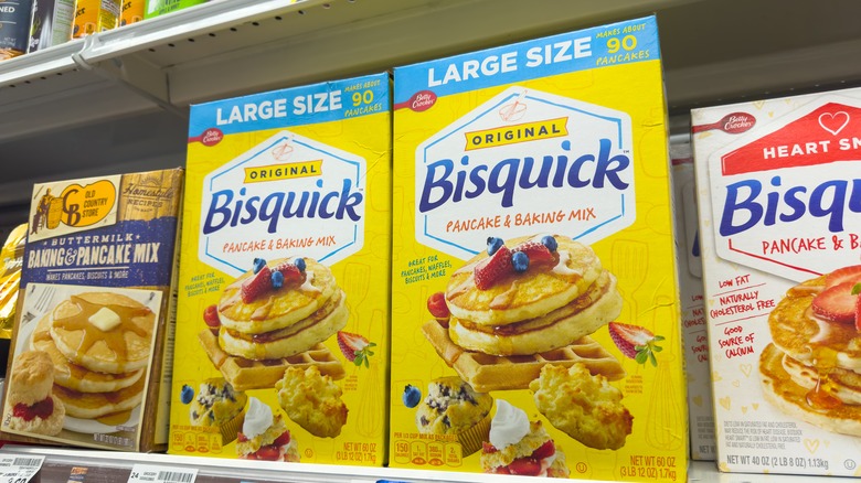 Bisquick on store shelf