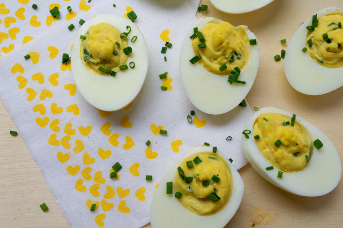 Truffle Deviled Eggs