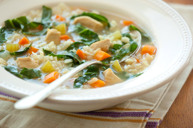 Chicken and Brown Rice Soup Recipe