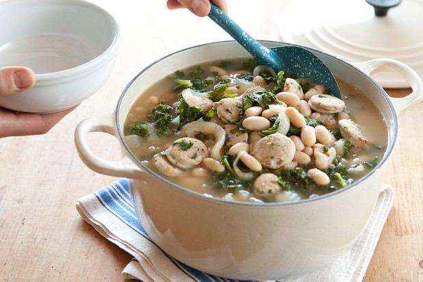 White Bean and Kale Soup with Sausage Recipe