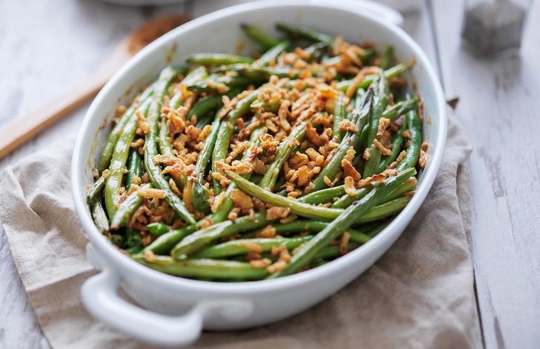 Blue Cheese and Green Bean Casserole