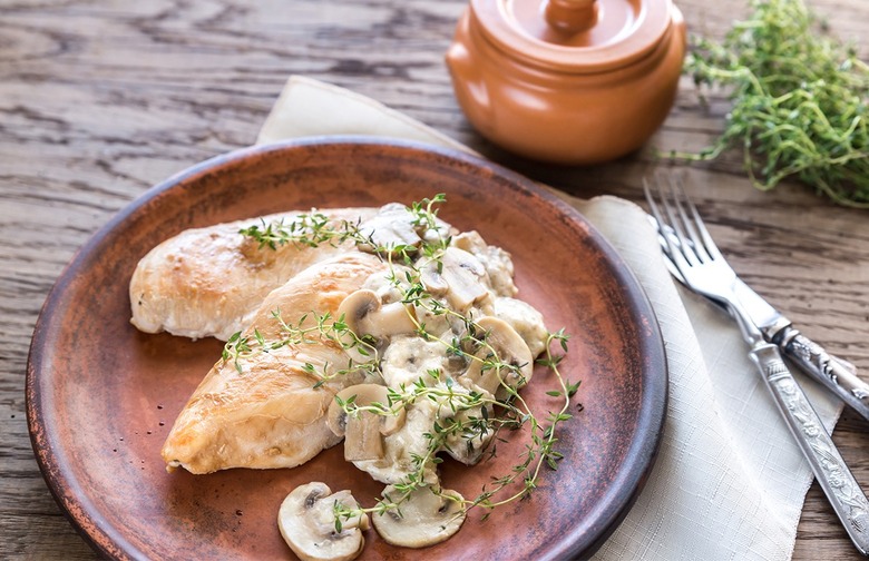 Chicken in Marsala Cream Sauce  