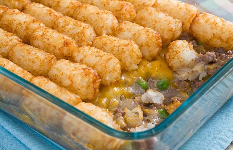 Chili Cheese Tater Tot Casserole 