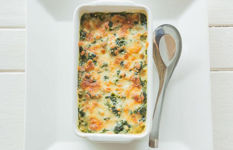 Creamy Baby Spinach Bake