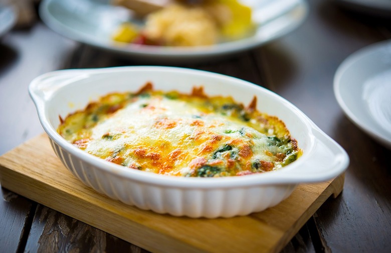 Artichoke-Spinach Strata 