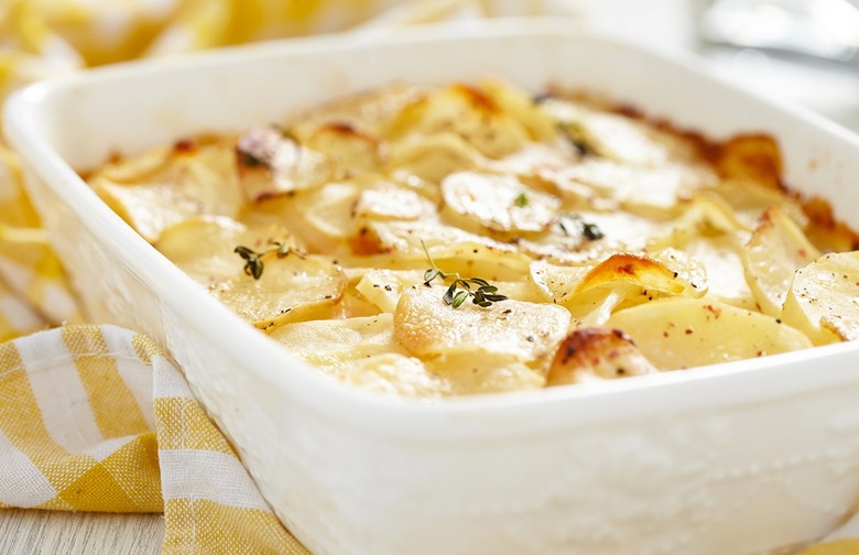 Potato and Sauerkraut Gratin 