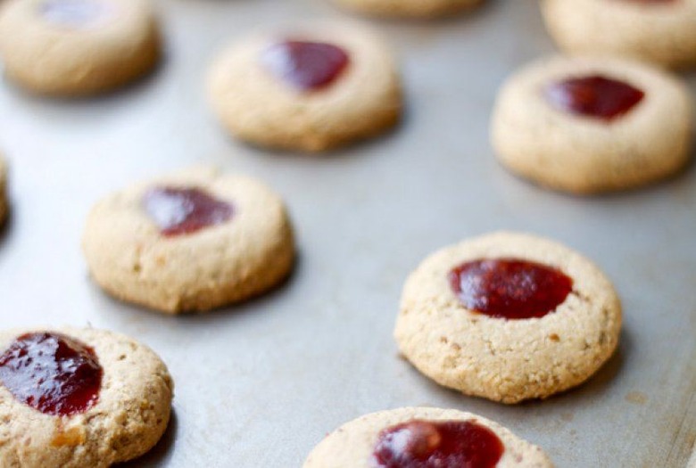 Raspberry Jam Dot Cookies