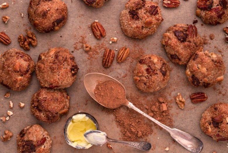 Whiskey-Bacon Cookies with Pecans and Maple Sugar