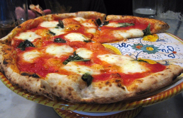 #20 Tony's Pizza Napoletana, San Francisco, Calif. (Margherita: Dough mixed by hand using San Felice ﬂour then proofed in Napoletana wood boxes, San Marzano tomatoes D.O.P., sea salt, mozzarella ﬁor di latte, fresh basil, extra-virgin olive oil) 