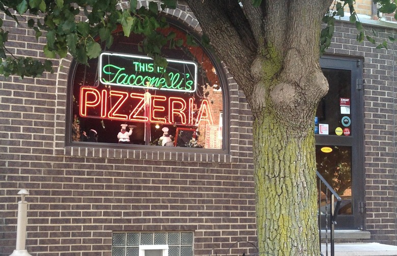 #63 The Original Tacconelli's Pizzeria, Philadelphia (White Pizza: Spinach and tomato) 