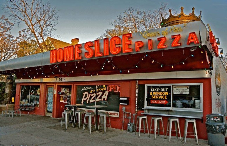 #65 Home Slice Pizza, Austin (Pepperoni and Mushroom)