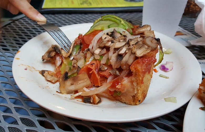 #56 Pizzeria Uno, Chicago, Ill. ("Numero Uno "The one, the best": Sausage, pepperoni, onion, pepper, mushrooms, chunky tomato sauce, mozzarella, romano)