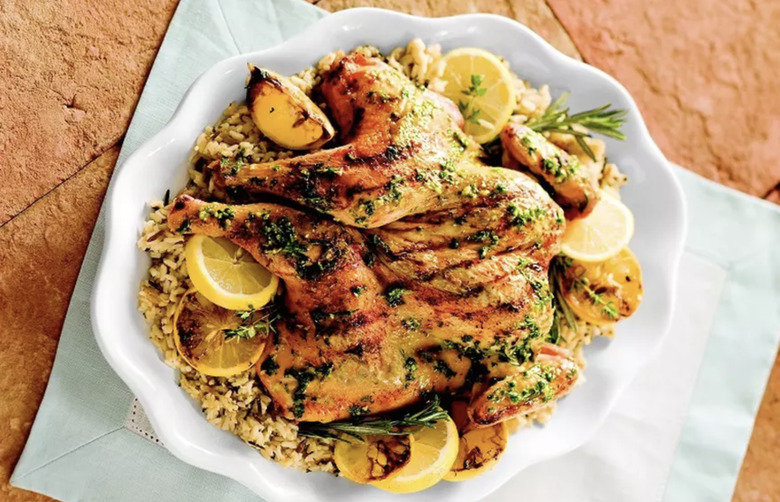 Butterflied Herb and Lemon Grilled Chicken