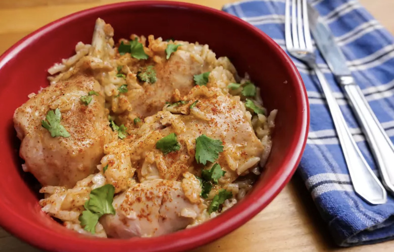 Chicken Rice Paprikash