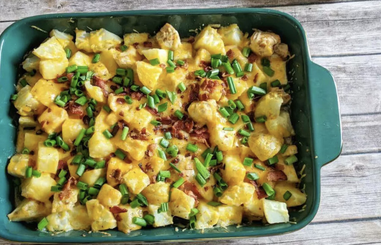  Loaded Chicken and Potato Casserole