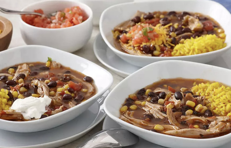 Slow Cooker Chicken Enchilada Soup