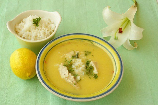 Greek Avgolemono Soup