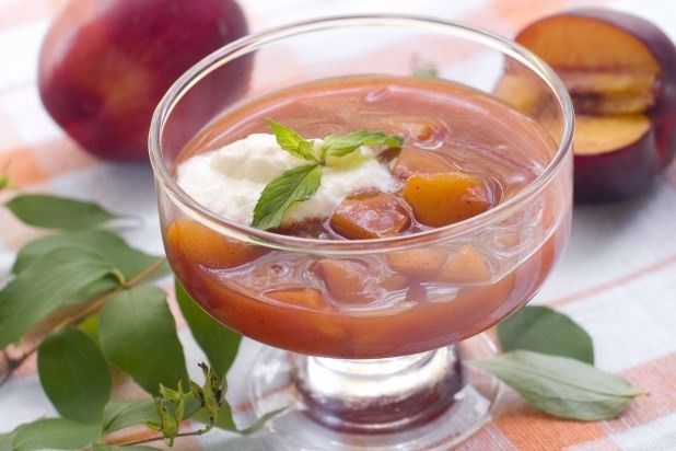 Plum Soup with Cinnamon and Cloves