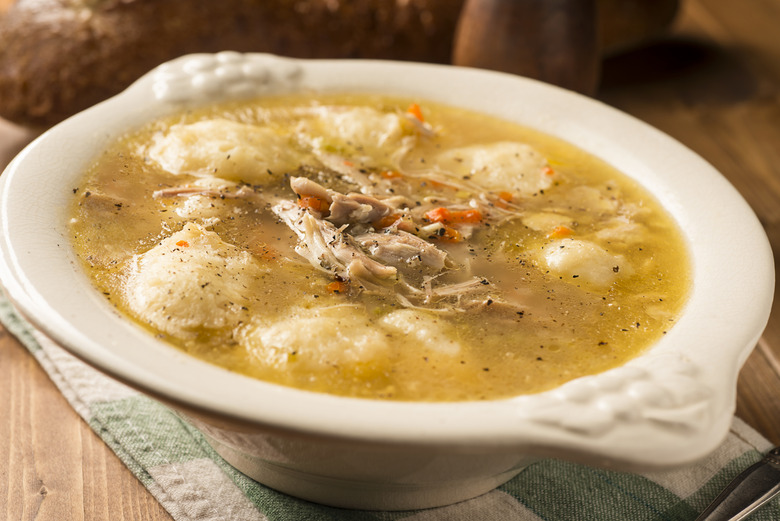 Turkey and Root Vegetable Soup with Sage-Scented Matzo Balls