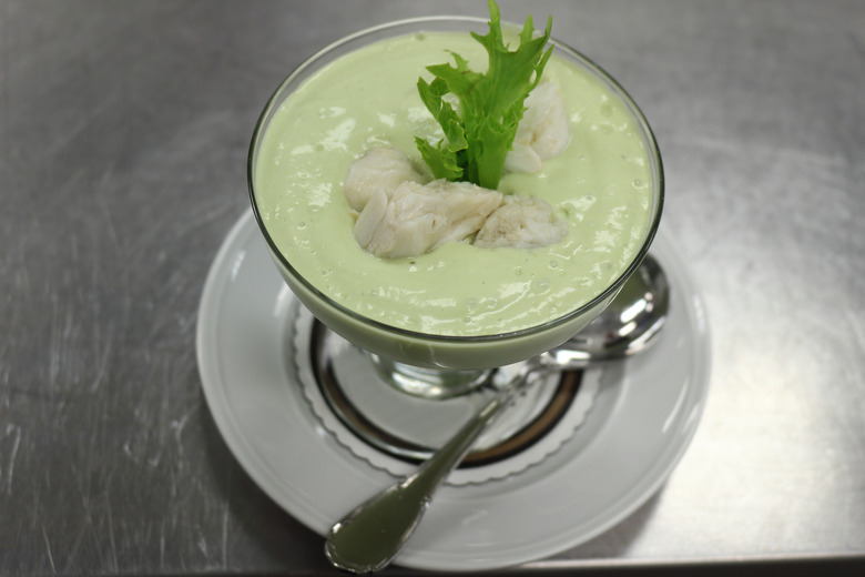 Chilled Avocado and Cucumber Soup