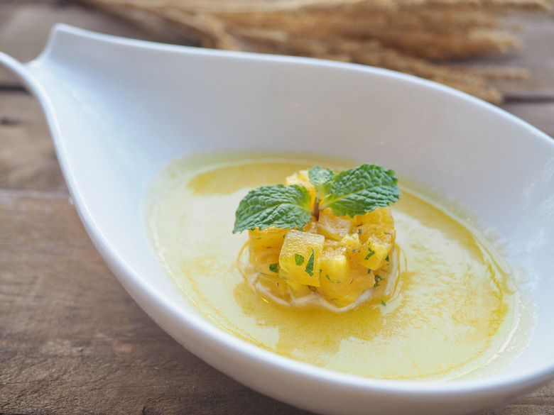 Chilled Pineapple Gazpacho