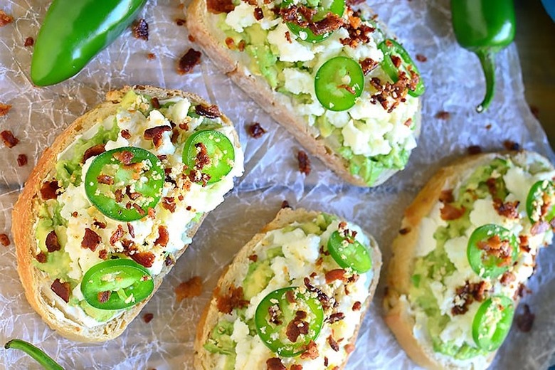 Jalapeno Popper Avocado Toast