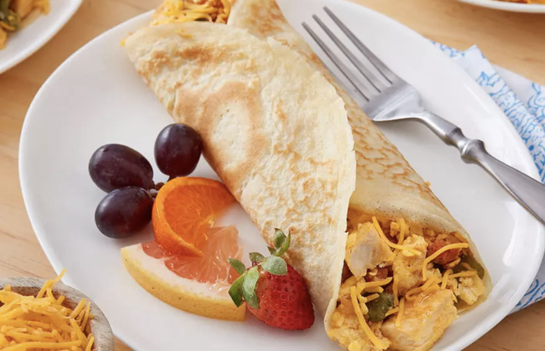 Chicken and Chorizo Breakfast Burrito