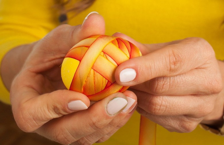 Ribbon-Wrapped Eggs            