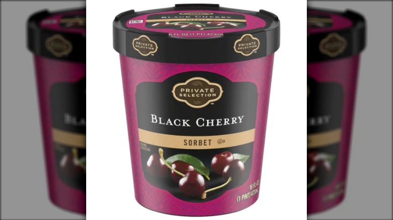 Private Label black cherry sorbet