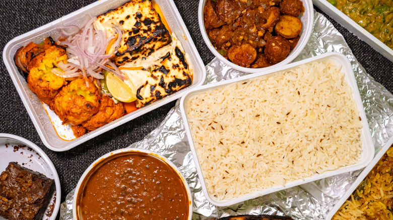 Indian curry takeout