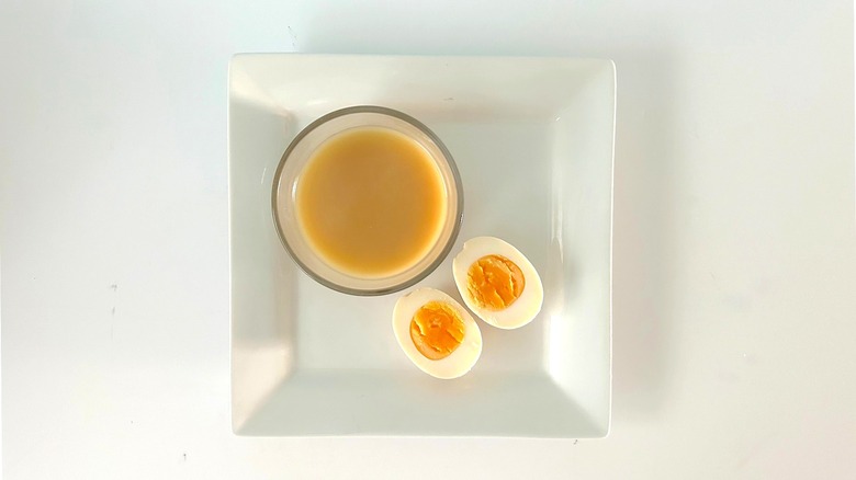 Miso-marinated hard-boiled egg