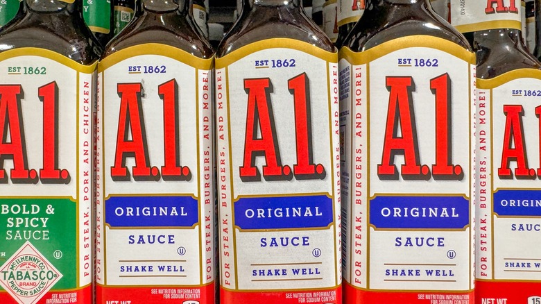 bottles of A.1. sauce