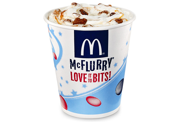 McDonald's Pralines and Cream McFlurry