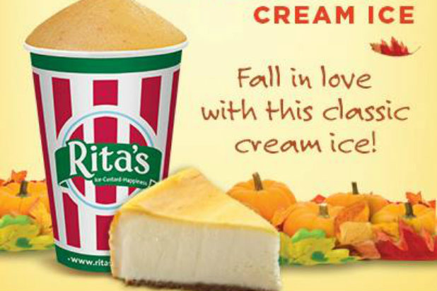 Rita's Italian Ice Pumpkin Cheesecake Cream