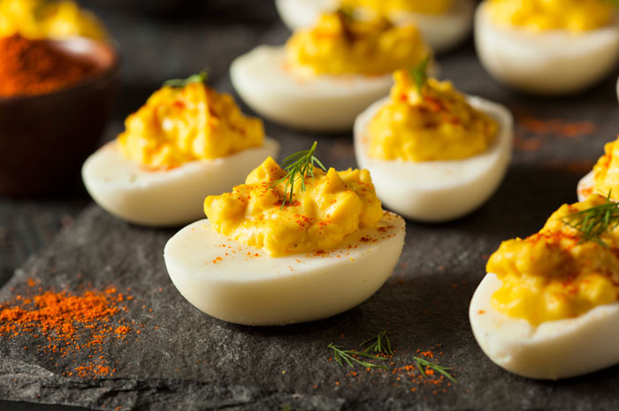 Spicy Deviled Eggs