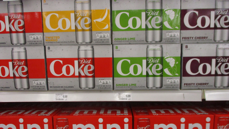 new diet coke 12 packs