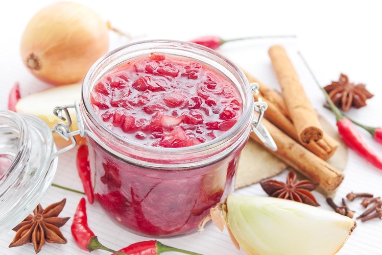 Cranberry Pear Chutney