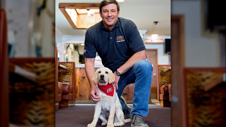 Raising Cane's founder and mascot