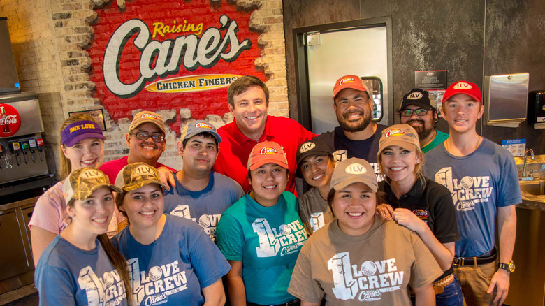 Raising Cane's founder and employees