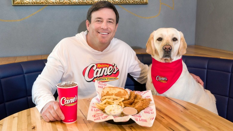 Raising Cane's founder and mascot