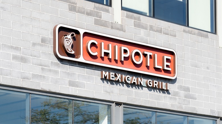 Chipotle sign