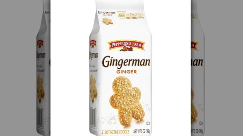 Pepperidge Farm ginger cookies bag