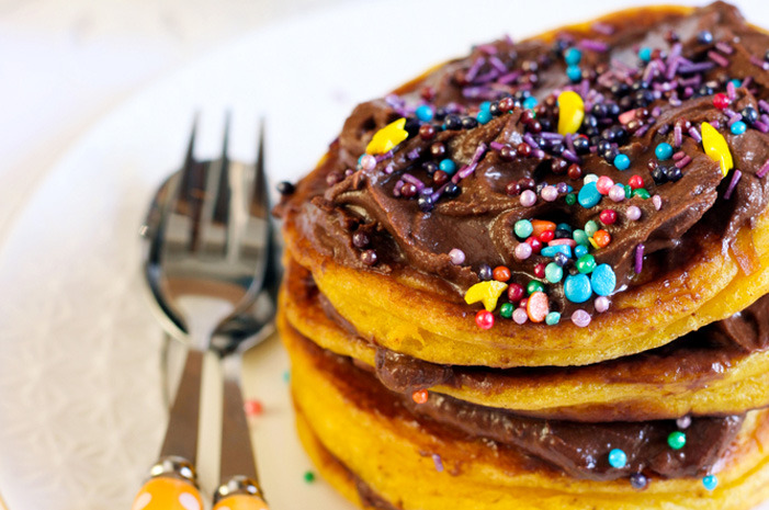 Rainbow Lunchbox Pancakes