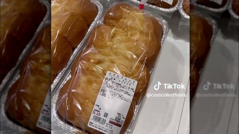 TikTok still of hotel bread