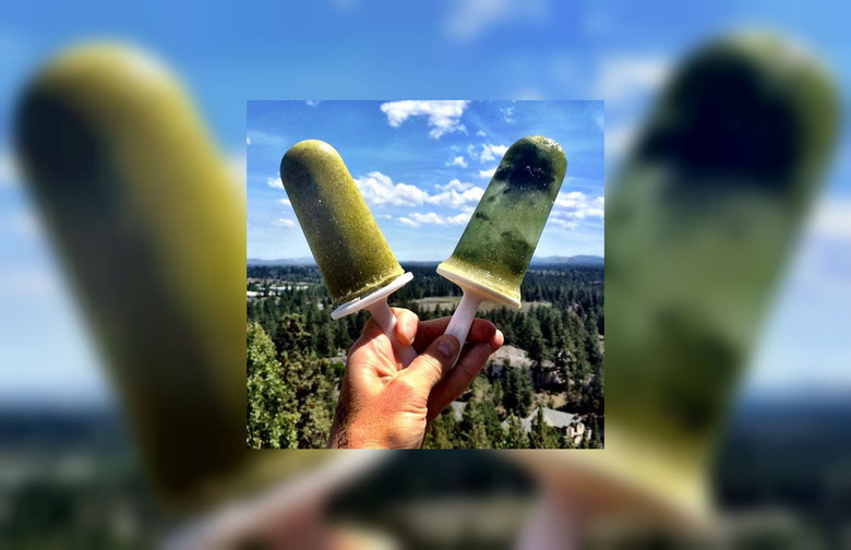 Green Juice Ice Pops