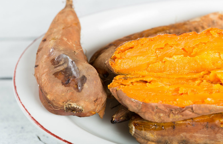 "Bake" Sweet Potatoes