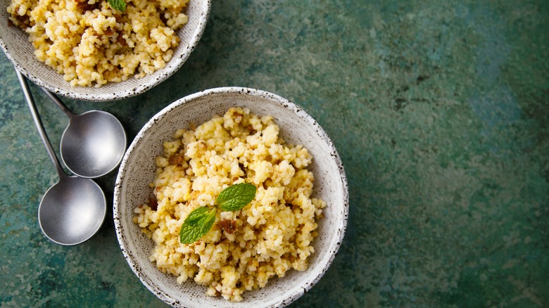 bowls of couscous